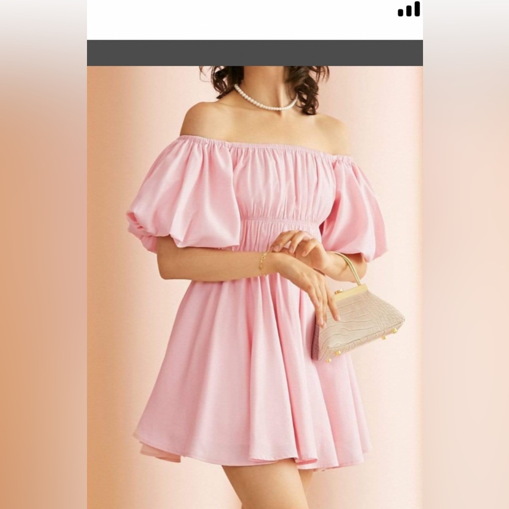 Princess Polly Pink XS Perfect worn once as per photo-mini puff sleeves size XS.